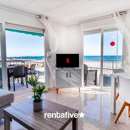Rentafive Primera Linea Terraza Reformado Santa Pola Luaran gambar