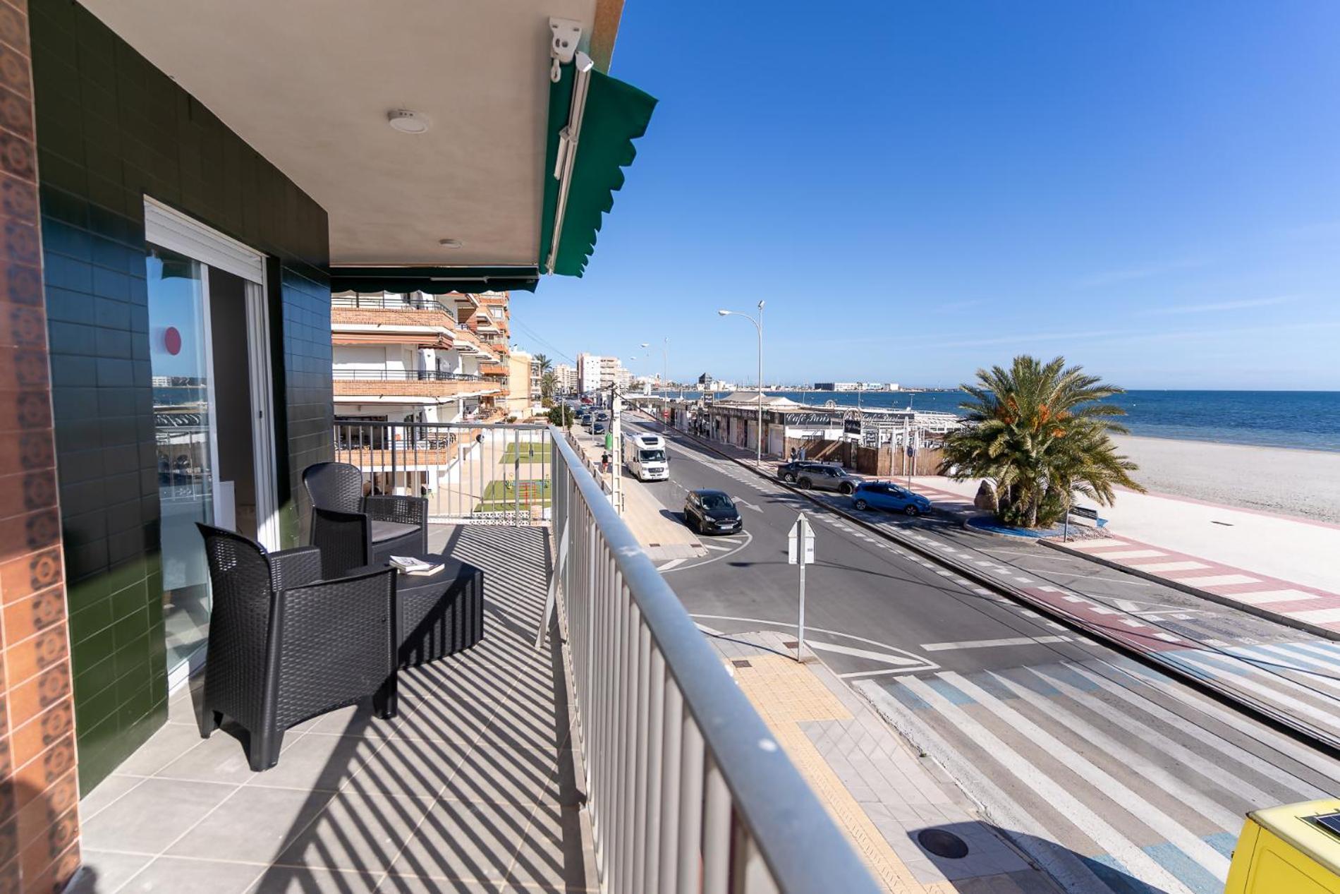 Rentafive Primera Linea Terraza Reformado Santa Pola Luaran gambar