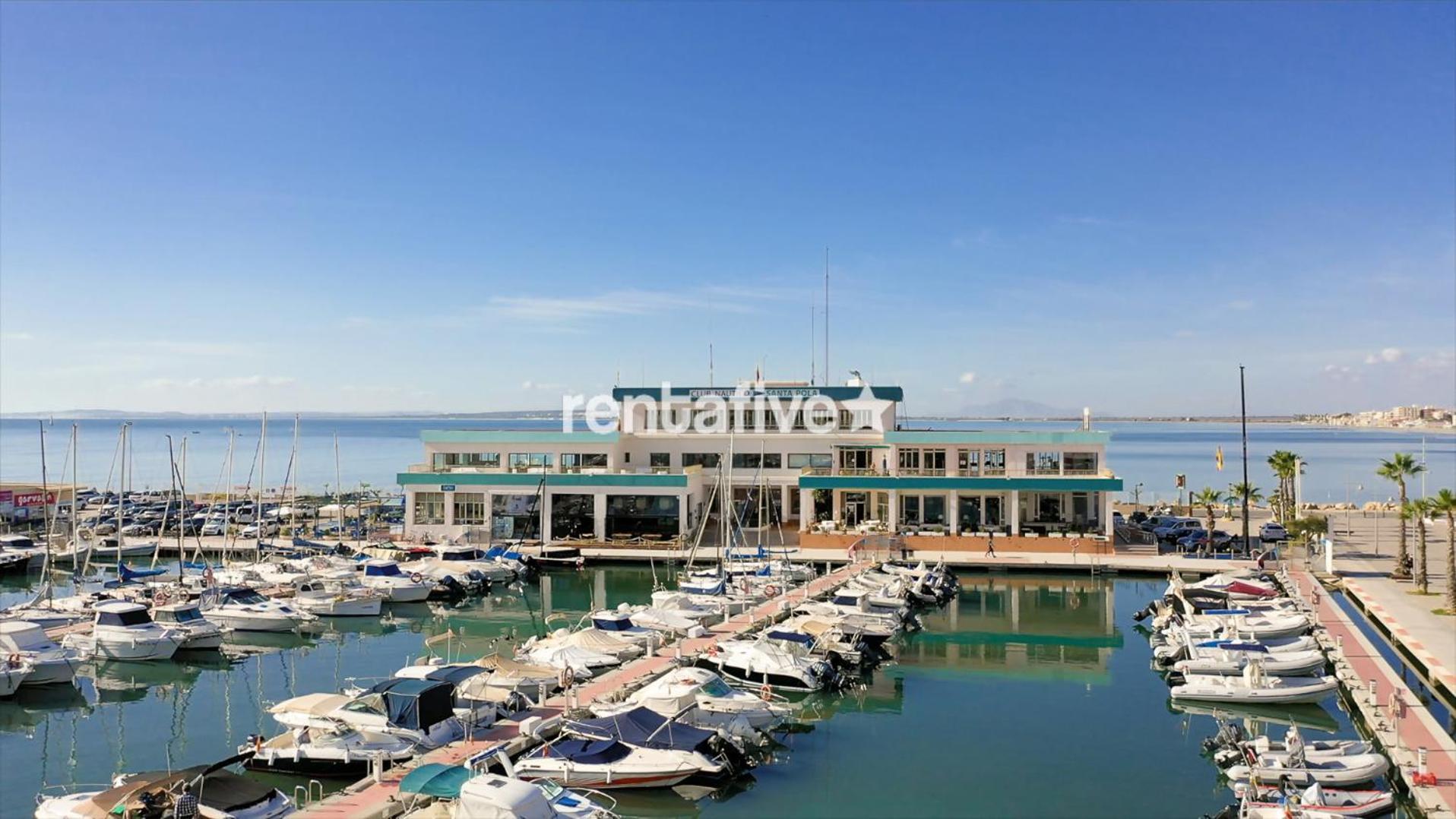 Rentafive Primera Linea Terraza Reformado Santa Pola Luaran gambar